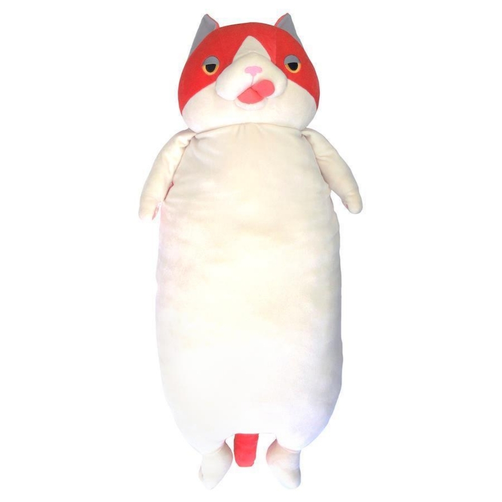 BNWT Morisaka/Shinada Global Mochi Red Cat Naoru Plush Body Pillow